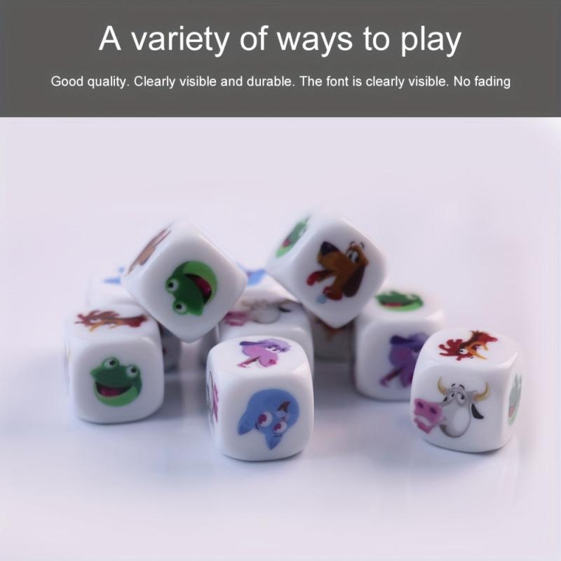 5pcs Essential Dices for Fun Party Games in Bars and Clubs