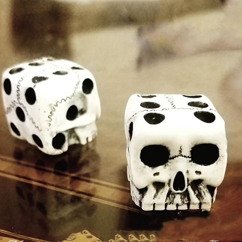 5pcs Skull Dices Family Party Funny Toys