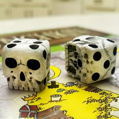 5pcs Skull Dices Family Party Funny Toys
