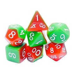 7pcs Mixed Two Polyhedral Dice Set Board Games Accessories