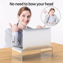 Clear Acrylic Monitor Stand Laptop Riser