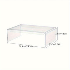 Clear Acrylic Monitor Stand Laptop Riser