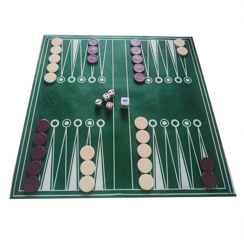Checkerboard Game For Boys And Girls Interlocking Checkers&Backgammon