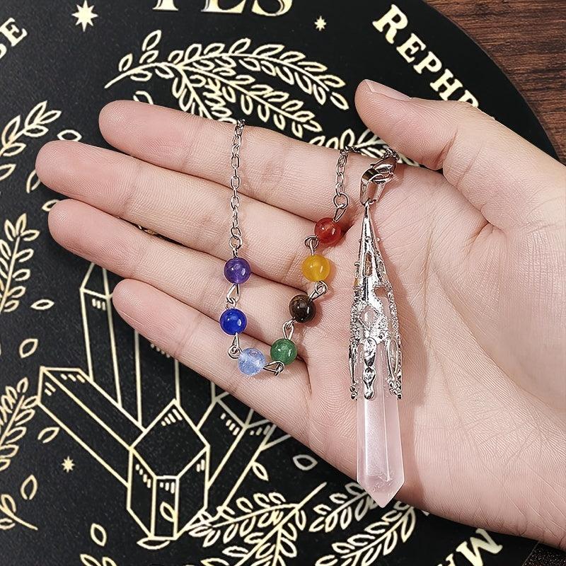 Wooden Column Divination Pendant Plate Probe Witchcraft Altar Supplies
