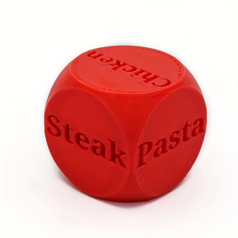 Holiday Party Game Dice Set for Food Takeout Decisions