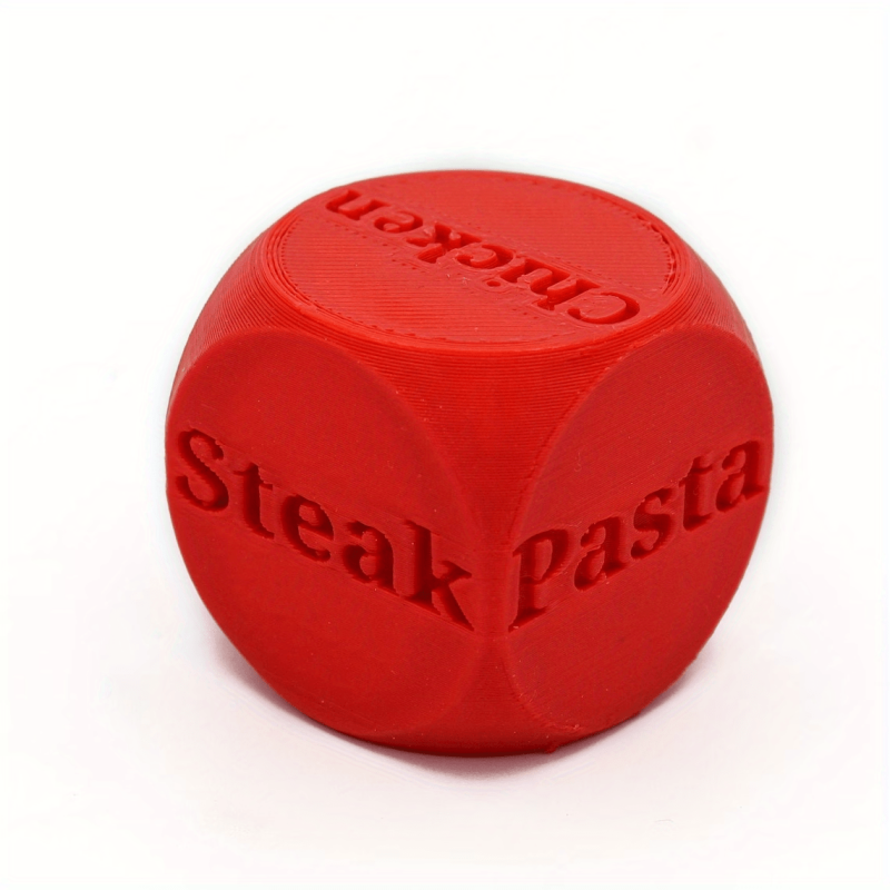 Holiday Party Game Dice Set for Food Takeout Decisions