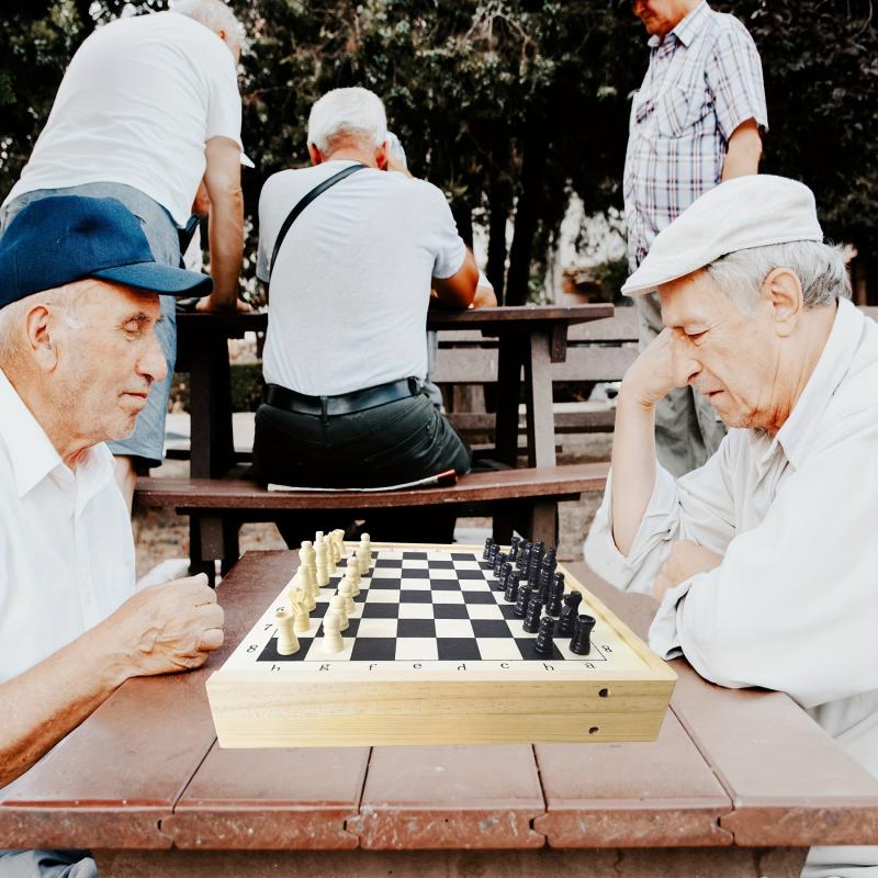 Wooden Chess Educational Board Game - Ideal Gift for Christmas, Birthday, Party
