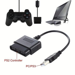PS2 to PS3 PC USB Games Controller Adapter Converter