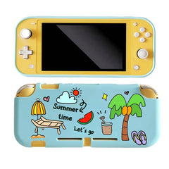 Silicone Protective Case with Handle for Cartoon Game Console