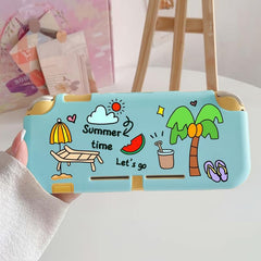 Silicone Protective Case with Handle for Cartoon Game Console