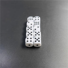 10pcs 14 16mm Dot Acrylic Dices Board Game Entertainment Party Supplies
