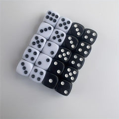 10pcs 14 16mm Dot Acrylic Dices Board Game Entertainment Party Supplies