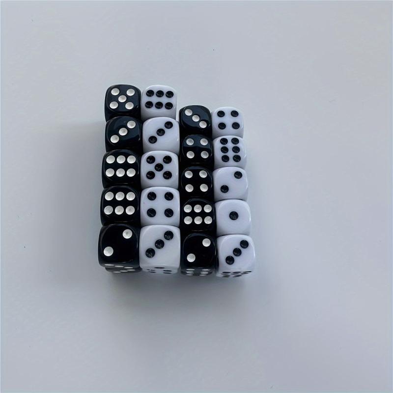 10pcs 14 16mm Dot Acrylic Dices Board Game Entertainment Party Supplies