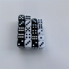 10pcs 14 16mm Dot Acrylic Dices Board Game Entertainment Party Supplies