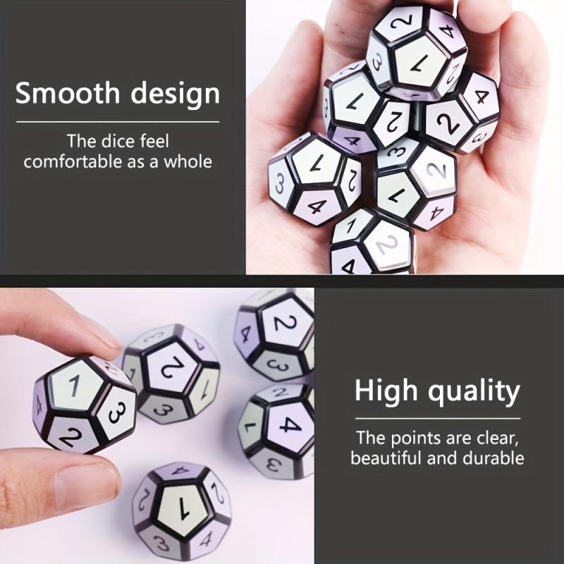 2pcs Essential Game Dices Set for Multiplayer Party Games