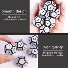 2pcs Essential Game Dices Set for Multiplayer Party Games