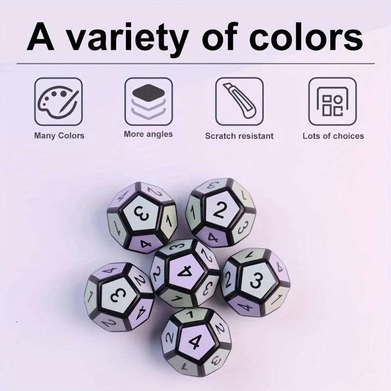 2pcs Essential Game Dices Set for Multiplayer Party Games
