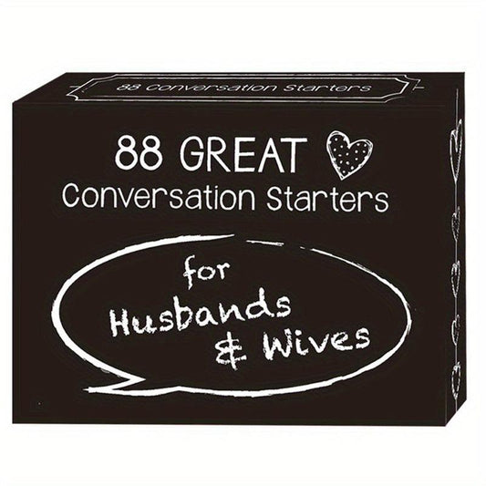 88 Conversation Starters Couples Game For Parties Christmas Halloween