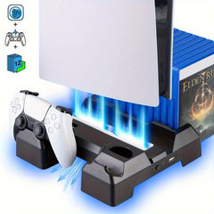 Cooling Fan Stand & Controller Charging Docks for Digital Console