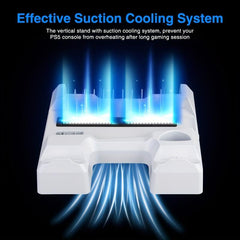 Cooling Fan Stand & Controller Charging Docks for Digital Console