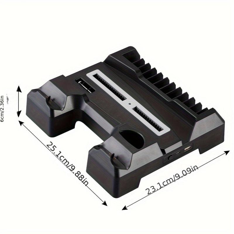 Cooling Fan Stand & Controller Charging Docks for Digital Console