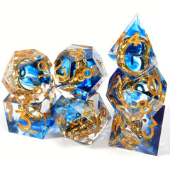 7pcs Polyhedral Dices for Board Game, Christmas Gift