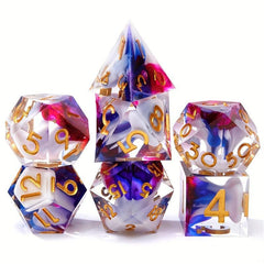 7pcs Polyhedral Dice Set for Board Game Christmas Gift