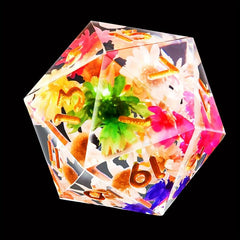 7pcs Polyhedral Dice Set for Cosplay Game Gift
