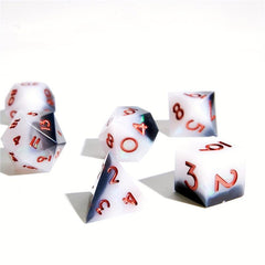 7pcs Polyhedral Dice Set for Cosplay Game Gift