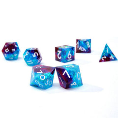 Colored Resin Dice Roll Game 7 Sided Dice Role Playing Board Game Gift