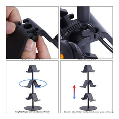 3-Tier Controller Stand Headphone Holder Game Controller Headset Hanger