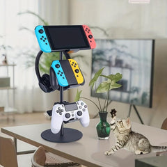 3-Tier Controller Stand Headphone Holder Game Controller Headset Hanger