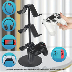 3-Tier Controller Stand Headphone Holder Game Controller Headset Hanger
