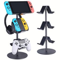 3-Tier Controller Stand Headphone Holder Game Controller Headset Hanger