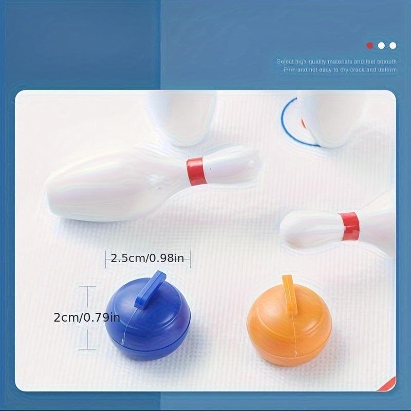 Desktop Bowling Game Puzzle Toy for Family Gatherings