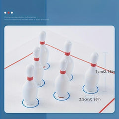 Desktop Bowling Game Puzzle Toy for Family Gatherings