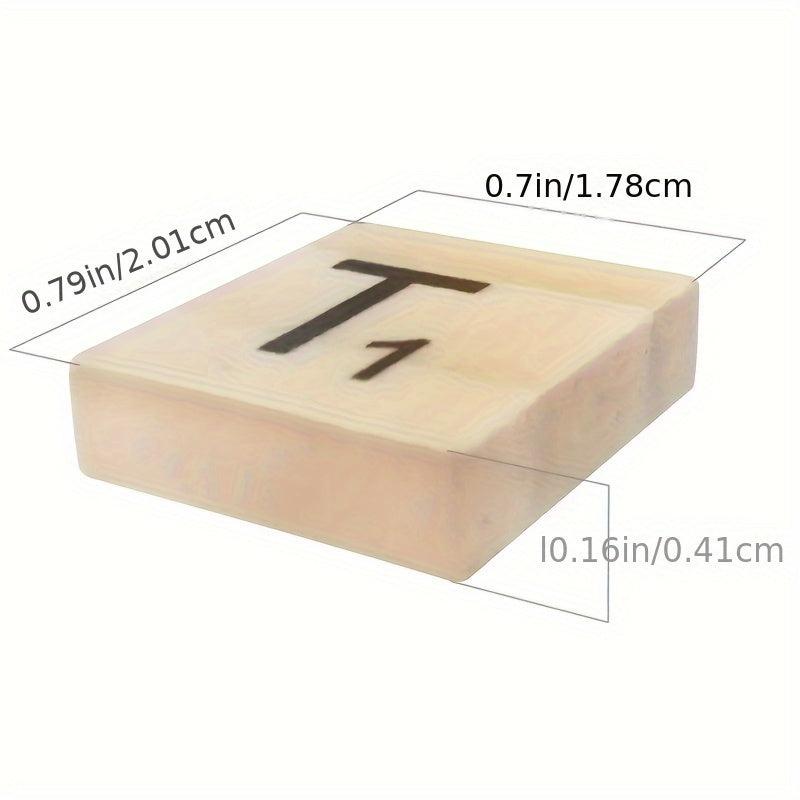 Wooden Spelling Letters for Craft Decoration Making Letter Cups and Games