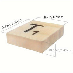 Wooden Spelling Letters for Craft Decoration Making Letter Cups and Games