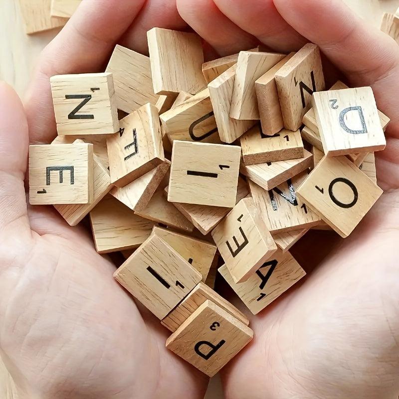 Wooden Spelling Letters for Craft Decoration Making Letter Cups and Games