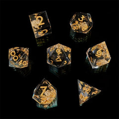 7pcs Sharp Dice Set for Role-playing Board Game Accessories