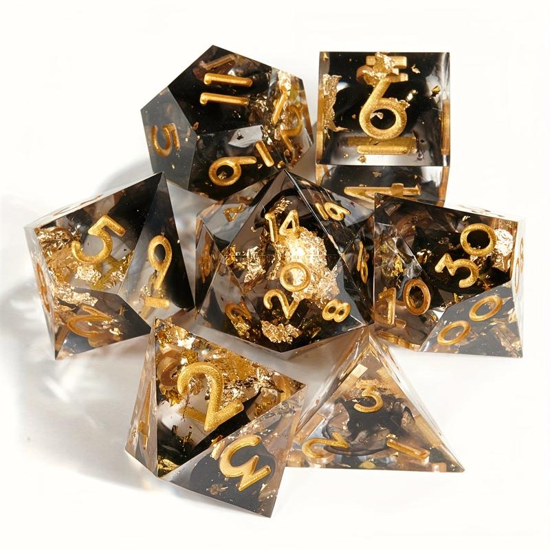 7pcs Sharp Dice Set for Role-playing Board Game Accessories