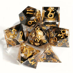 7pcs Sharp Dice Set for Role-playing Board Game Accessories