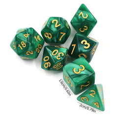 42pcs Polyhedral Dice Set for Party Family Friends Game