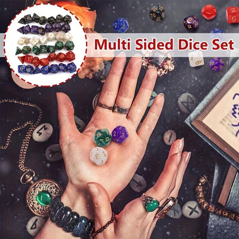 42pcs Polyhedral Dice Set for Party Family Friends Game