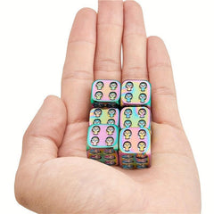 6pcs Skull Dices Halloween Board Game Party Supplies