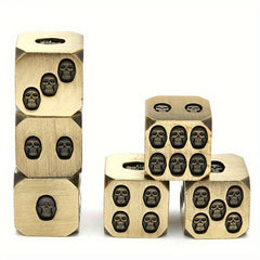 6pcs Skull Dices Halloween Board Game Party Supplies