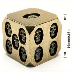 6pcs Skull Dices Halloween Board Game Party Supplies