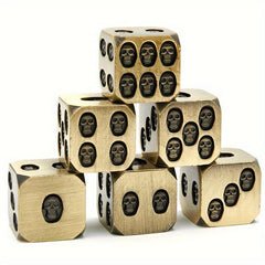 6pcs Skull Dices Halloween Board Game Party Supplies