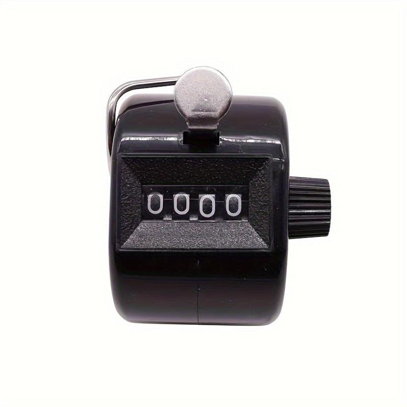 1pc 4-Digit Plastic Counter Metal Counter Hand-Pressed People Flow Counter