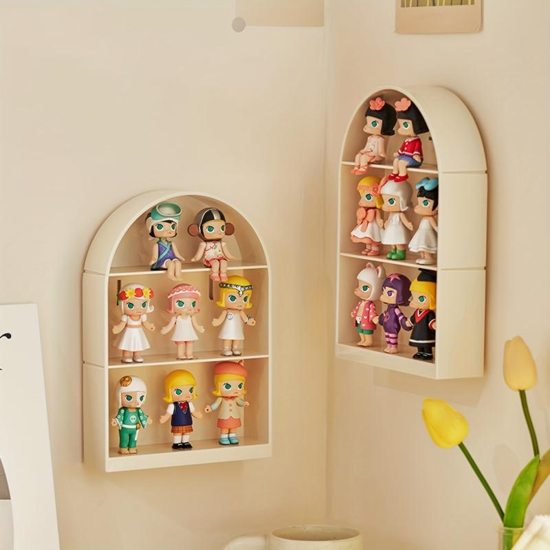 Wall Mounted Action Figures Display Case for Dolls